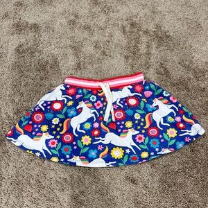 Mini Boden Unicorn Skort size 6-7